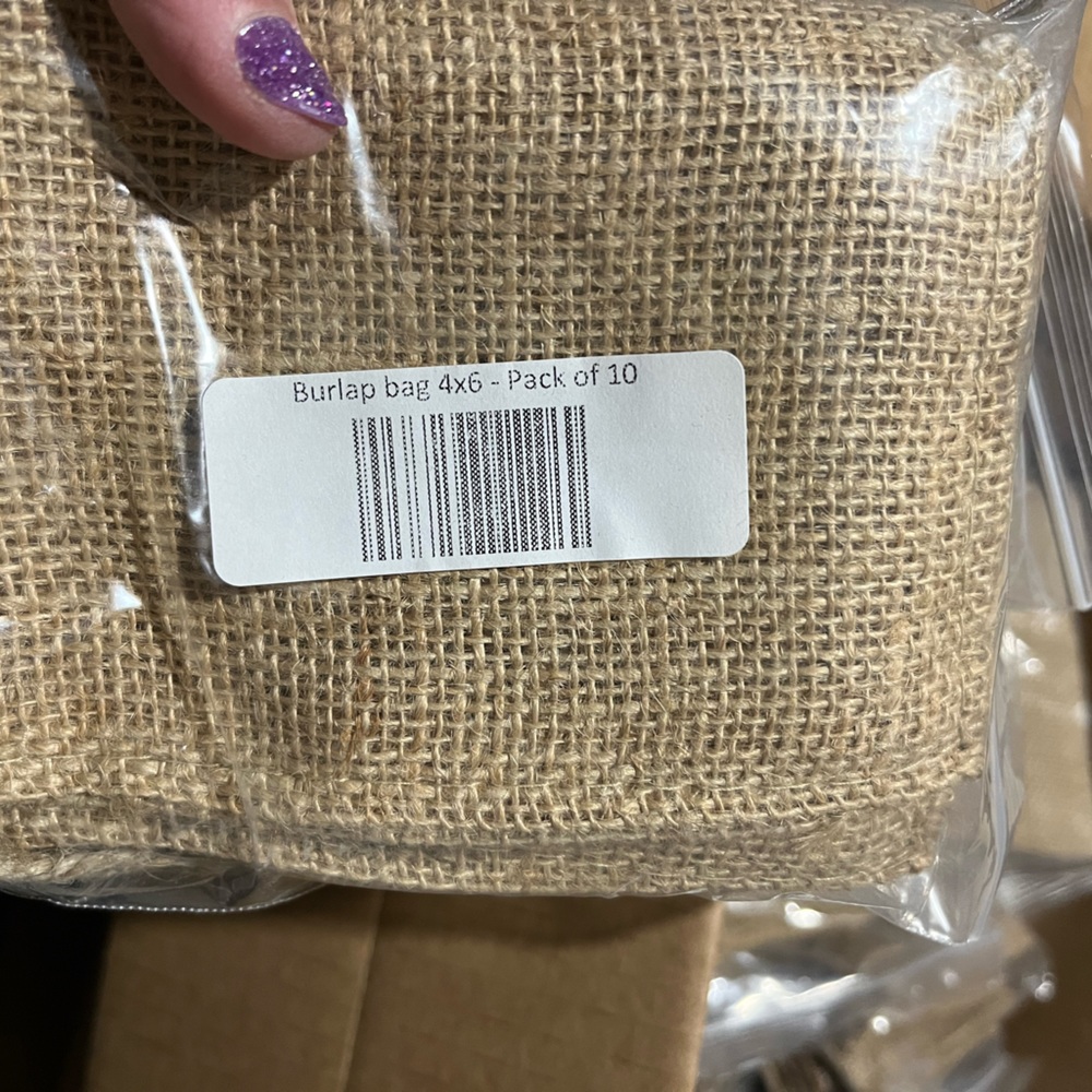 Burlap bags